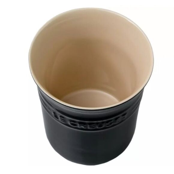 Le Creuset 1L Utensil Crock- Black Onyx - Picture 2 of 7